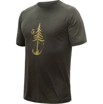 Pánské tričko Sensor Merino Air PT EARTH KR pánské olive green L