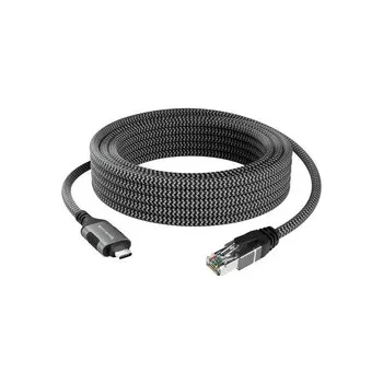 Síťová karta Gigabitová síťová karta USB-C, adaptérový kabel 5m