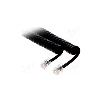 Síťový kabel TEL-4C-07T-BK