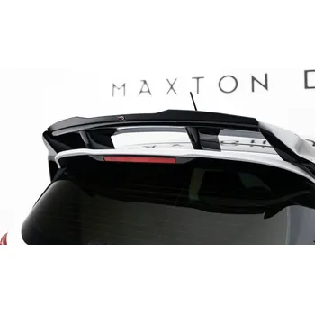 Tuning Maxton Design prodloužení spoileru pro Ford Fiesta ST Mk8, Mk8 Facelift, černý lesklý plast ABS