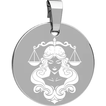 Přívěsek Stříbrný přívěsek zvěrokruh váhy 12 mm