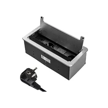 Elektrická zásuvka Spacetronik SPS-B26S otevírací zásuvka na desku
