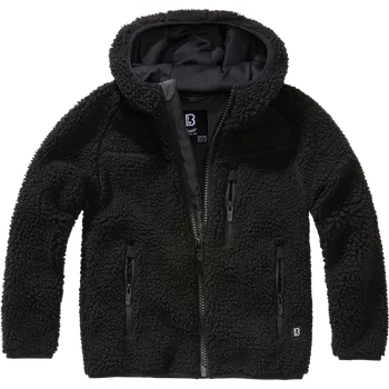 Bunda dětská Kids Teddyfleece Jacket Hooded černá 134/140