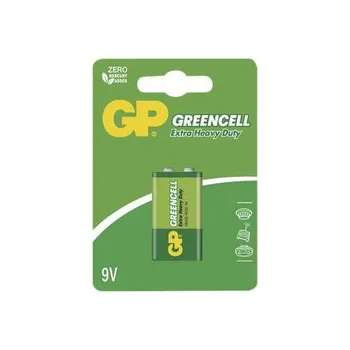 Článková baterie Baterie 6F22 (9V) Zn-Cl GP Greencell 1ks / blistr