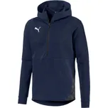 Pánská mikina na zip Puma TEAMFINAL 21 CASUALS HOODY modrá 656492-06 - M | UK 11 | US 12