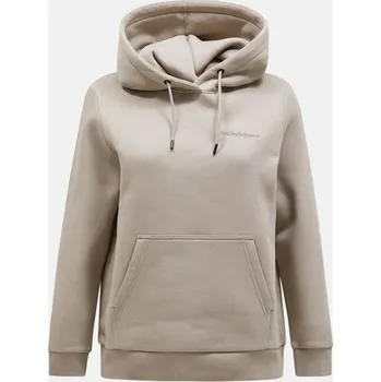 Dámská mikina MIKINA PEAK PERFORMANCE W ORIGINAL SMALL LOGO HOOD AVID BEIGE