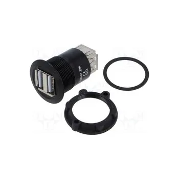 Elektrická zásuvka USB-07-BK