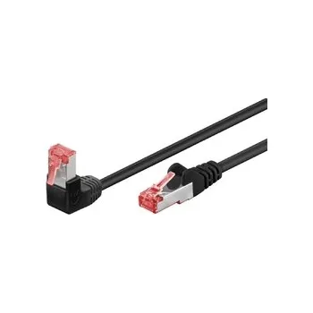 Síťový kabel LAN Patchcord Kabel CAT 6 S/FTP 1x90 ČERNÝ 5m