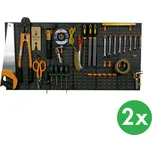 ArtPlast Plastová dílenská stěna na nářadí s 50 háčky na nářadí