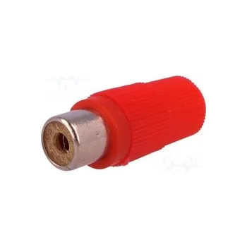 Elektrická zásuvka NINIGI Zástrčka RCA zásuvka přímý pájení červená na kabel