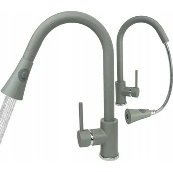 Vodovodní baterie Kuchyňská stojánková baterie APKOMFORT TARU granit, šedá