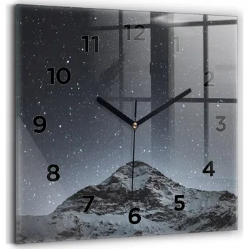 Hodiny Nástěnné hodiny Wallfluent černé 30 cm