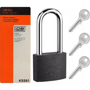Visací zámek Visací zámek s klíčem LOB