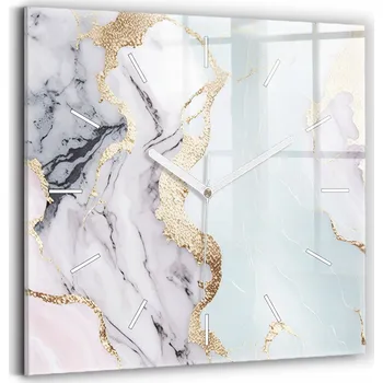 Hodiny Nástěnné hodiny Wallfluent bílé 30 cm