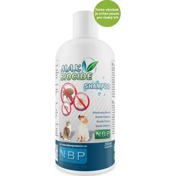 Antiparazitikum pro psa Repelentní šampon Max Biocide 200ml (Ochrana a péče pro zdravou a lesklou srst!)