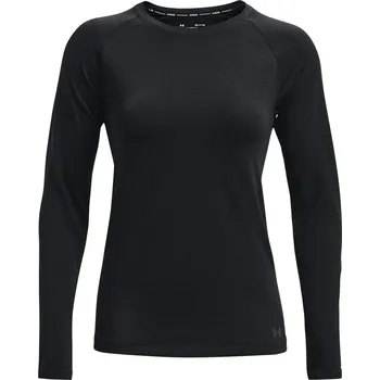 Dámské tričko Dámské funkční tričko s dlouhým rukávem Under Armour SEAMLESS RUN LS W černé 1365627-001 - XL | UK 12 | US 13