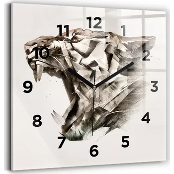 Hodiny Nástěnné hodiny Wallfluent hnědé 30 cm