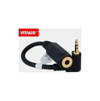 Video redukce redukce JACK 2.5 ster.V úhl-3.5 stereo Z zlacená