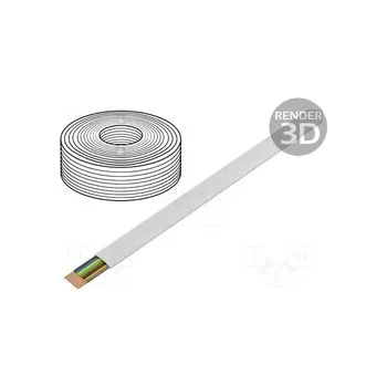 elektrický kabel TEL-008CCA/WH-100