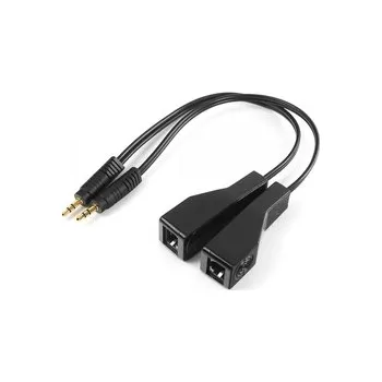 Audio kabel Audio 3,5mm jack prodlužovací kabel s LAN SPA-A02