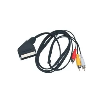 Video kabel kabel 3xCINCH-SCART 21pin 1.5m