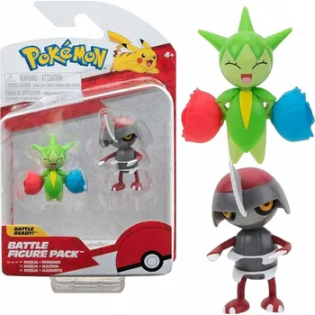 Figurka POKEMON Bojová figurka PAWNIARD + ROSELIA