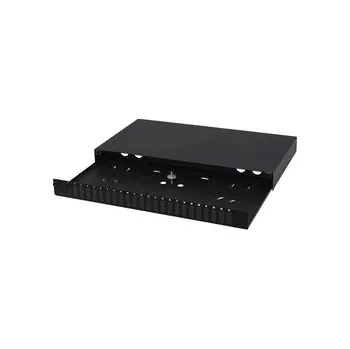 Racková skříň 19" 1U 24xSC Duplex rozvodnice, černá, pevná