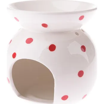 Aroma lampa Porcelánová aromalampa Abuela bílá, 9,8 x 12,5 cm