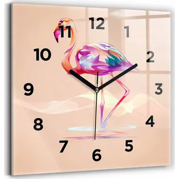 Hodiny Nástěnné hodiny Wallfluent růžové 30 cm