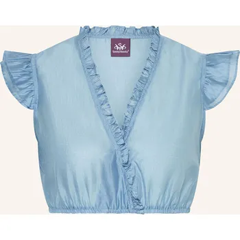 Dámská halenka Spieth & Wensky Dámská Dirndl Halenka Fran, tmavě modrá, 38