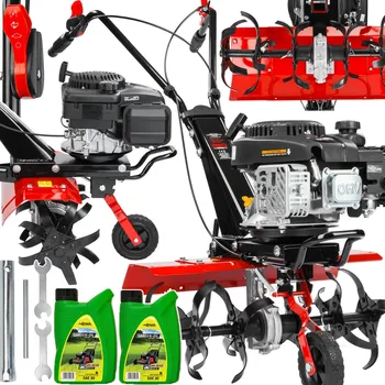 Kultivátor Kultivátor s benzínovým motorem Loncin 5 HP 60 cm, kultivátor zeminy