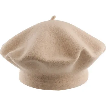 Pokrývka hlavy Dámský / dívčí baret Tonak 100% vlna, barva 1 vel. 11" (170284) béžová světlá