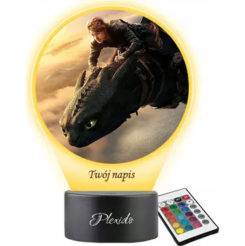 Lampička Noční lampa Plexido vícebarevná