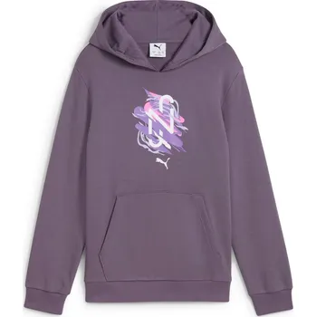 Chlapecká mikina Dětská mikina přes hlavu Puma NEYMAR JR CREATIVITY HOODIE fialová 660100-01 - 176 | UK 11 | US 12