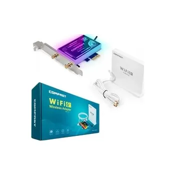 Síťová karta Wi-Fi na síťovou kartu PCI-E AX3000 Wi-Fi 6 ARGB