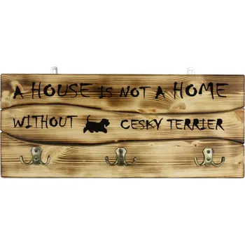 Věšák Šatní ramínko dřevěný Art-Dog černý, dub rustikální, dub sonoma, retro dřevo, béžové odstíny, hnědé odstíny