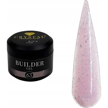 Lak na nehty Stavební gel #63 15ml CRYSTAL PROFESSIONAL stavební gel