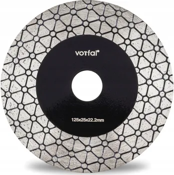 Řezný kotouč DIAMANTOVÝ KOTOUČ PRO ŘEZÁNÍ GRESU POD ÚHLEM 45° ZKOSENÍ ROHŮ 125 MM