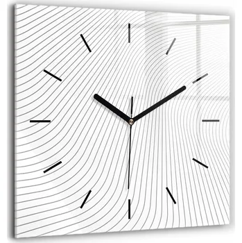 Hodiny Nástěnné hodiny Wallfluent bílé 60 cm