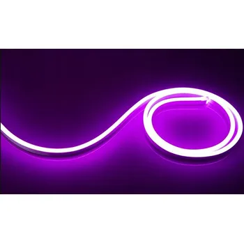 LED páska NEON LED pásek 12V 8x16 PVC 1M RŮŽOVÝ IP67