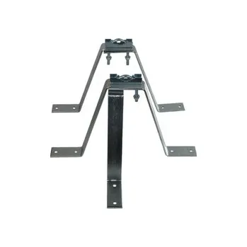 Anténní držák 50cm nástěnný držák stožáru s podpěrou - 2 ks