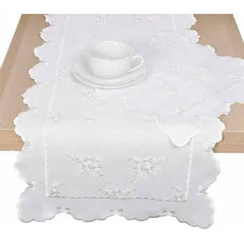 Stolování Ubrus celoroční, Anička, bílý