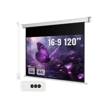 Projekční plátno Elektrické nástěnné projekční plátno 120" 16:9