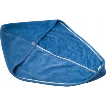 Obraz Turban na vlasy Alinco z mikrovlákna, modrý