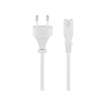 Napájecí kabel Napájecí kabel Goobay osmička C7, bílý, 3m