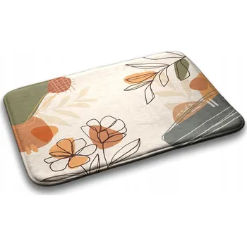 Koupelnová předložka Absorpční koupelnová předložka - Geometrická abstrakce