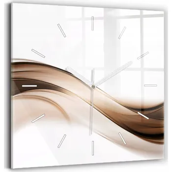 Hodiny Nástěnné hodiny Wallfluent bílé 30 cm