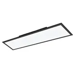 Stropní LED panel Eglo SALOBRENA-C / 120 x 30 cm / 230 V / 34 W / plast / hliník / černá