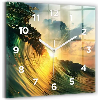 Hodiny Nástěnné hodiny Wallfluent modré 30 cm