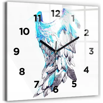 Hodiny Nástěnné hodiny Wallfluent modré 30 cm